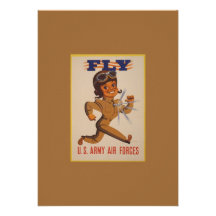 WWII Vintage Poster Invitation