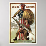 WWII War Bonds Print