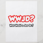 WWJD...What Would a Jew Do? Personalised Flyer