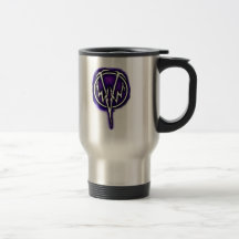 WWV purple logo travel mug
