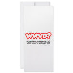 WWVD...What Would a Virologist Do? rack cards