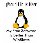 www.alinuxworld.com proud linux user.. t-shirts
