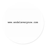 www.endslaverynow.com round sticker