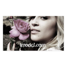 www.imodel.com business card template