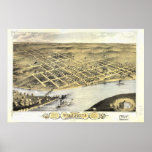 Wyandotte Kansas City, Kansas 1869 Poster