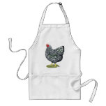 Wyandotte:  Silver-laced Hen aprons