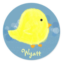 Wyatt Cute Baby Chick Sticker