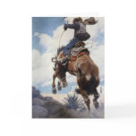 Wyeth's Bucking Christmas Card
