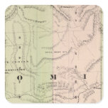Wyoming 2 square sticker