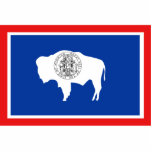 Wyoming Flag Magnet Cut Out photo sculptures