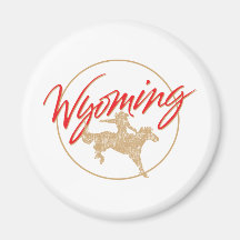 Wyoming Fridge Magnets