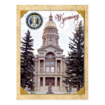 Wyoming State Capitol, Cheyenne, WY Post Card