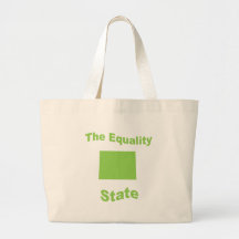 Wyoming: The Equality State Tote Bags