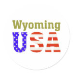 Wyoming USA! stickers