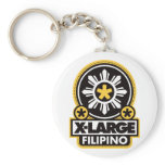 X-Large Filipino - Black keychains