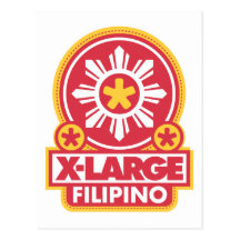 X-Large Filipino - Red Postcards