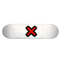 X Marks the Spot Skate Board