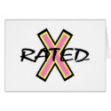 X Rated cards