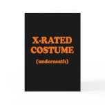 X-RATED COSTUME cards