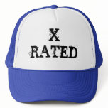 X RATED HATS BY WASTELANDMUSIC.COM AND ZAZZLE.COM