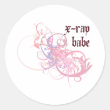 X-Ray Babe Stickers