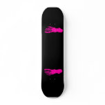 X-ray Bone Foot Skeleton Pink Skate Boards