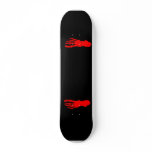 X-ray Bone Foot Skeleton- Red skateboards