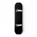 X-ray Bone Foot Skeleton  White Custom Skate Board