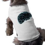 X-RAY BRAIN SIDE VIEW BLUE pet clothing