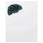X-RAY BRAIN SIDE VIEW BLUE PERSONALIZED FLYER