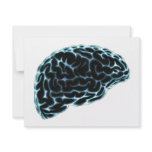 X-RAY BRAIN SIDE VIEW BLUE
