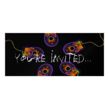 X-Ray Computer Mice Original Personalised Invitation