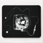 X-RAY DISCMAN - BLACK & WHITE mousepads