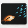 X-RAY FISH CHASE BLACK ORIGINAL MOUSEPAD