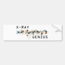 X-Ray Genius Bumper Sticker