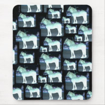 X-Ray Horse Collage Mousepad