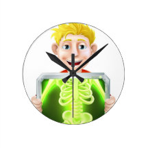 X-Ray Illustration Wall Clocks