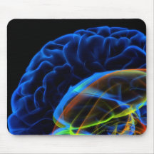 X-ray image of the brain mousepad