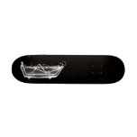 X-Ray Skeleton B&W Bath Time Board skateboards
