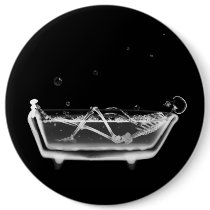 X-Ray Skeleton B&W Bath Time