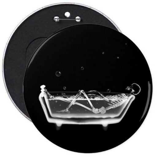 X-Ray Skeleton B&W Bath Time Pins