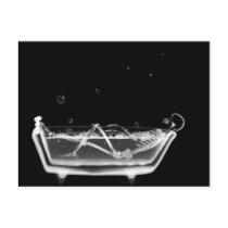 X-Ray Skeleton B&W Bath Time
