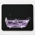 X-Ray Skeleton B&W Bath Time Purple