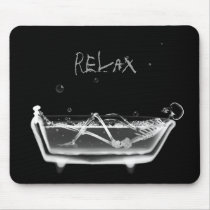 X-Ray Skeleton B&W Bath Time - Relax