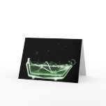 X-Ray Skeleton Bath Black Green cards