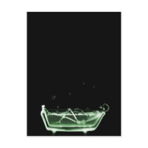X-Ray Skeleton Bath Black Green