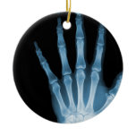 X-RAY SKELETON HAND FINGERS BLUE
