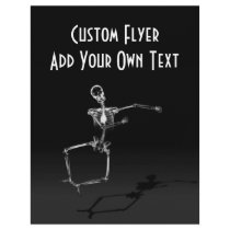 X-RAY SKELETON JOY LEAP B&W