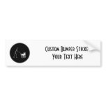 X-Ray Skeleton Mum & Baby - Original B&W bumper stickers