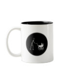 X-Ray Skeleton Mum & Baby - Original B&W mugs
